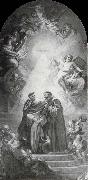 Jose  del Castillo The Meeting of Saints Francis and Dominic oil painting